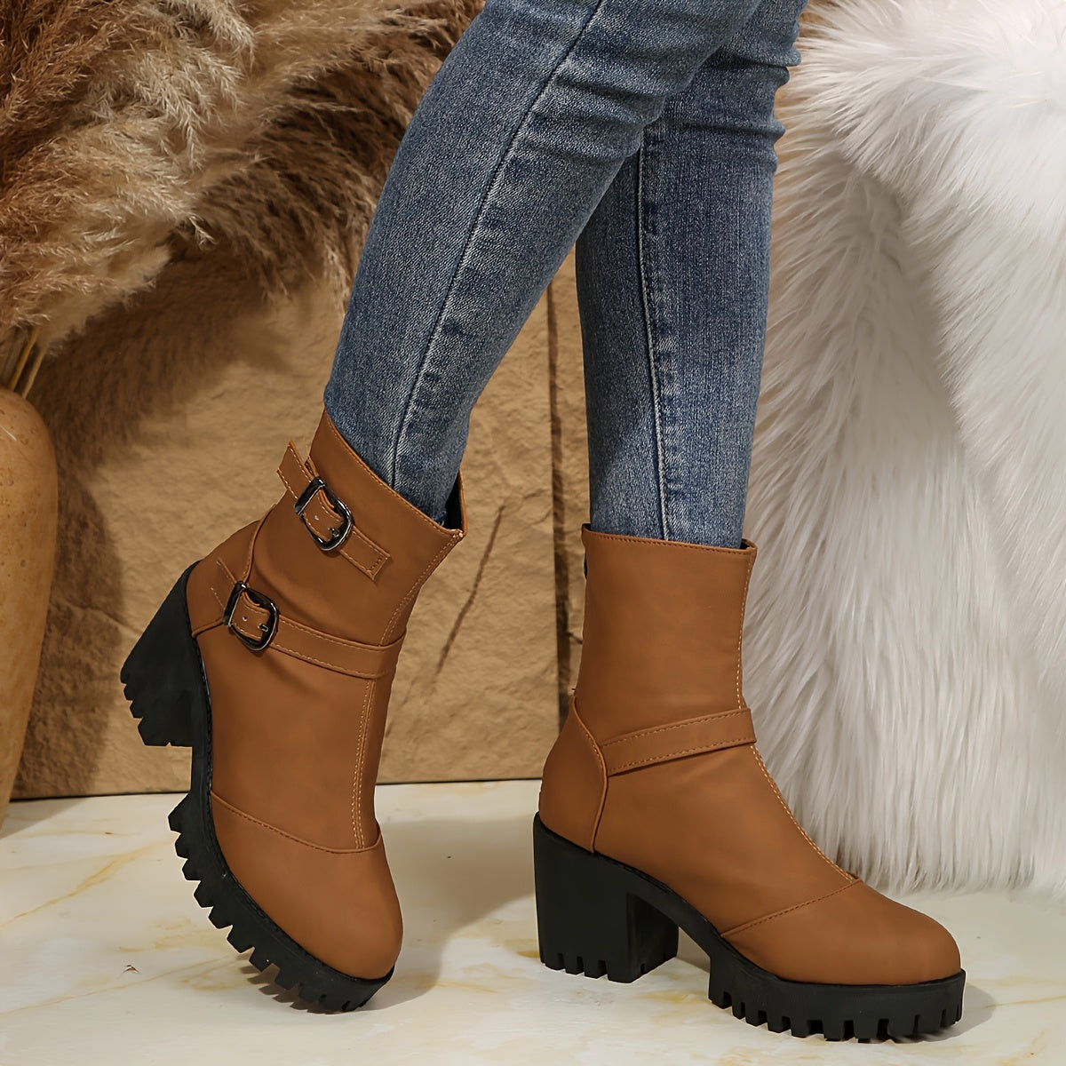 Gethin | Ankle Boots with Strap
