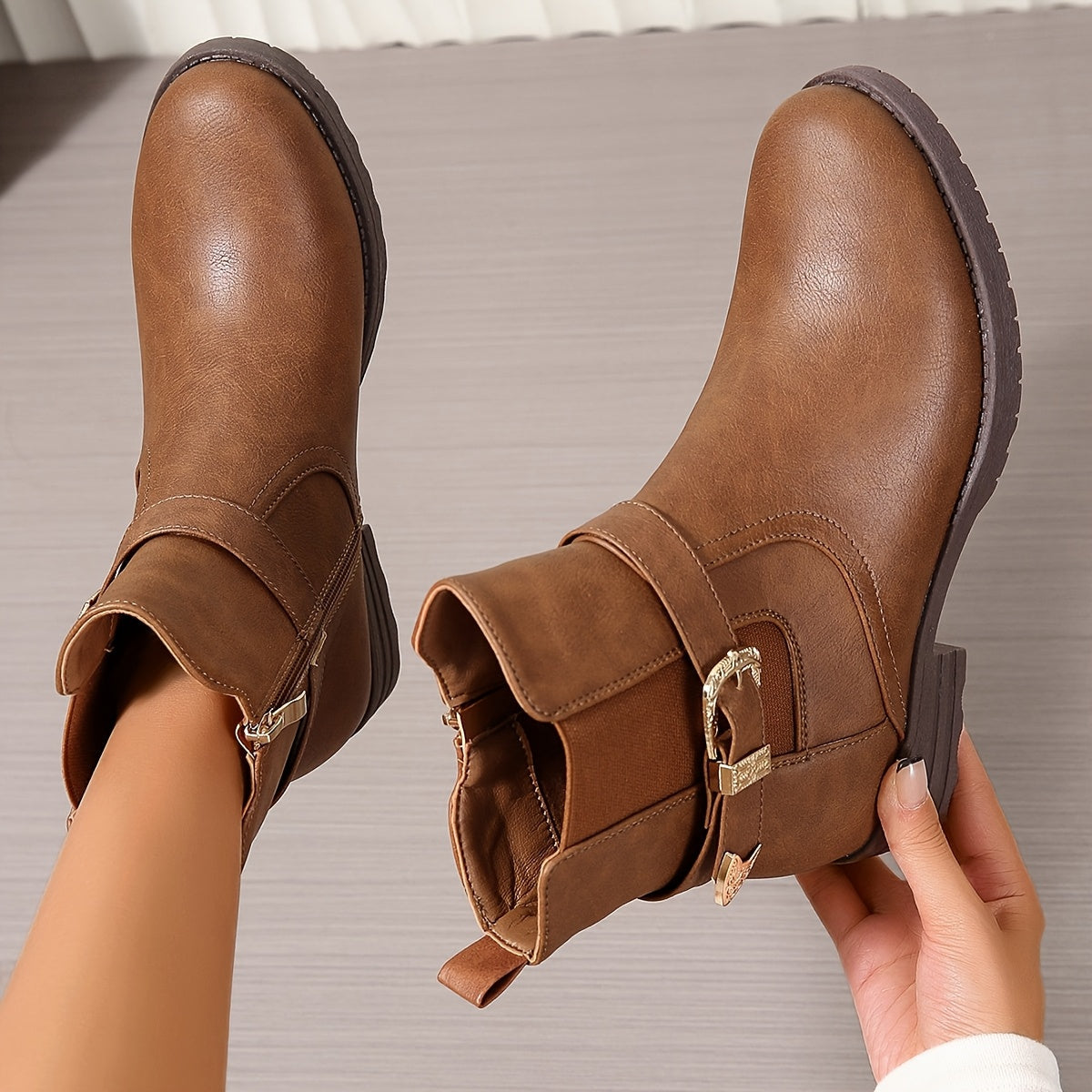 Jemima | Western Ankle Boots