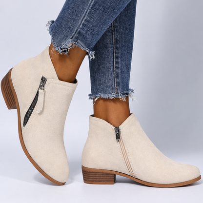 Mona | Ankle Boots with Zipper