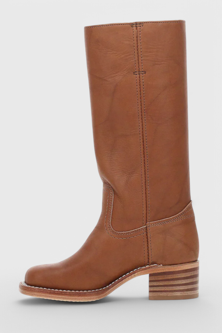 Timeless Style Insulated Leather Boots by Grace