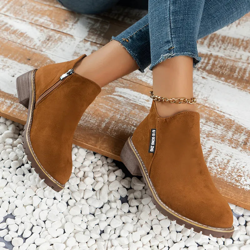 Mary™ | Thick Sole Ankle Boots