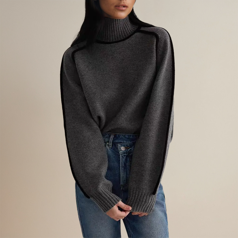 Karin | Ribbed Turtleneck Sweater