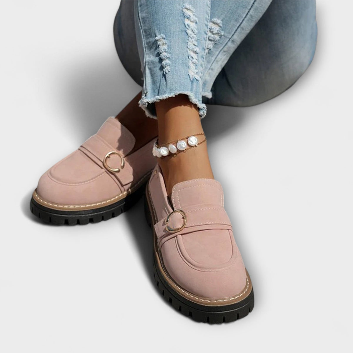 Lora™ | Round Toe Casual Loafers