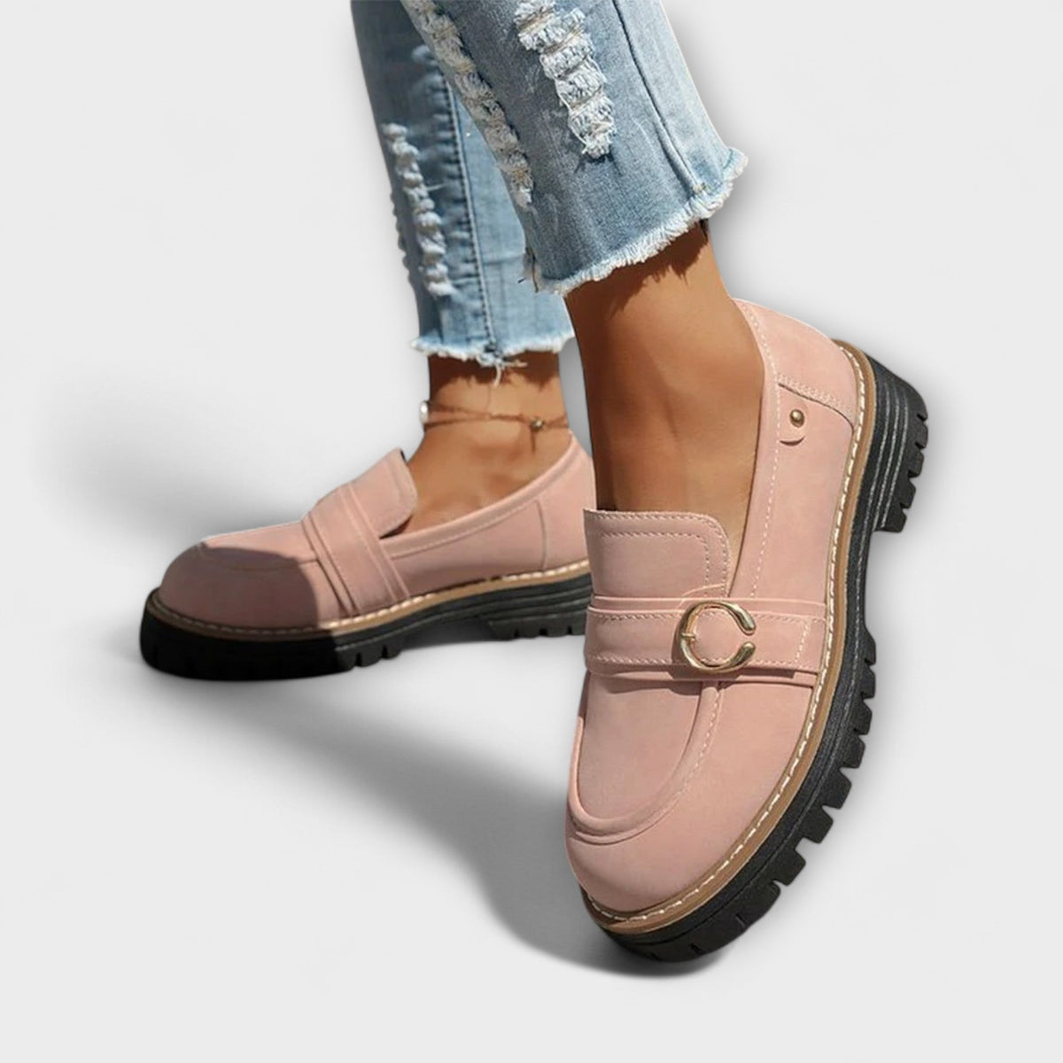 Lora™ | Round Toe Casual Loafers