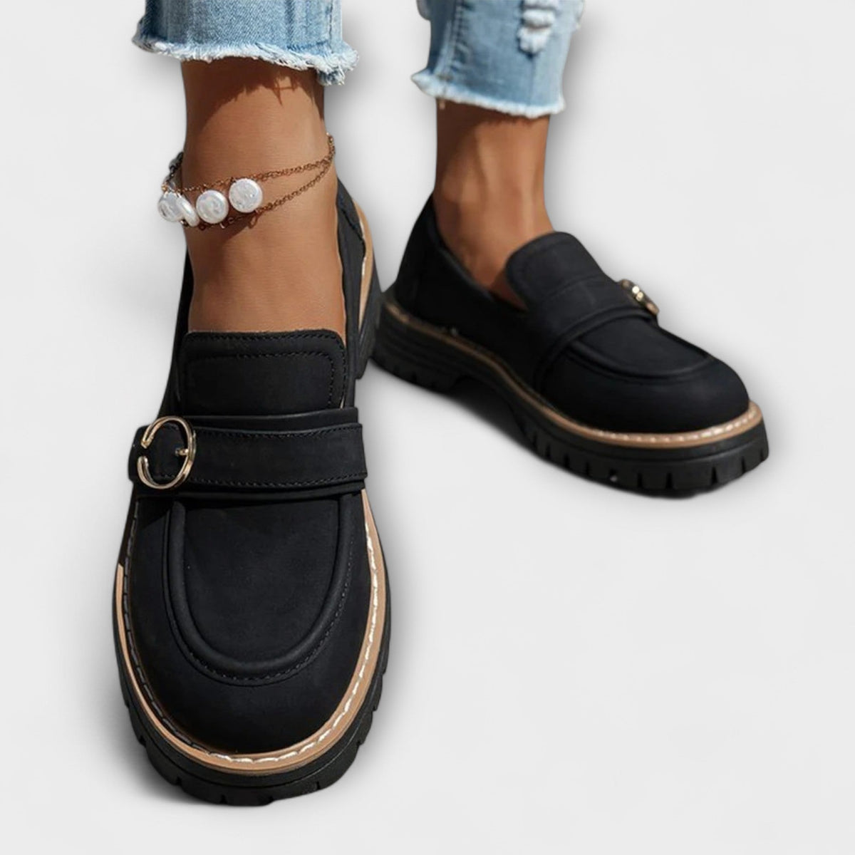 Lora™ | Round Toe Casual Loafers