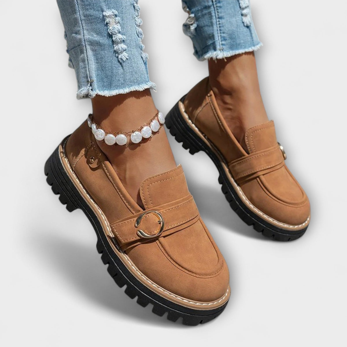 Lora™ | Round Toe Casual Loafers