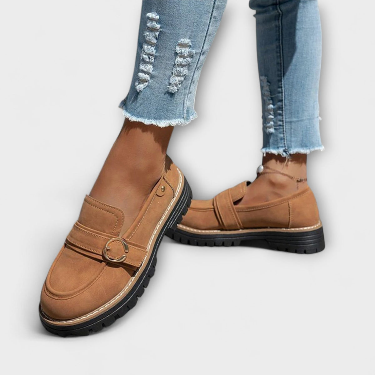 Lora™ | Round Toe Casual Loafers