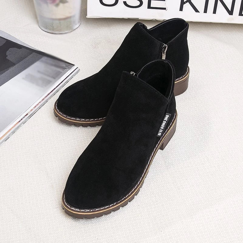 Mary™ | Thick Sole Ankle Boots