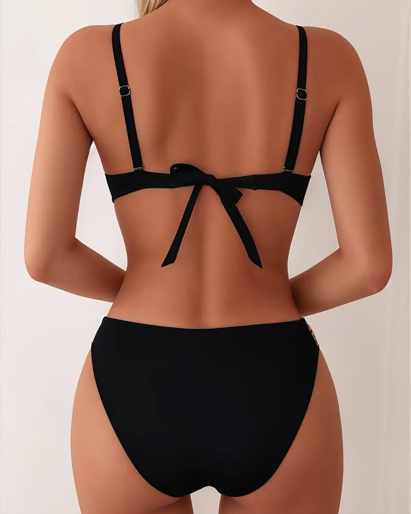 Lois | Sexy Backless Bikini Set