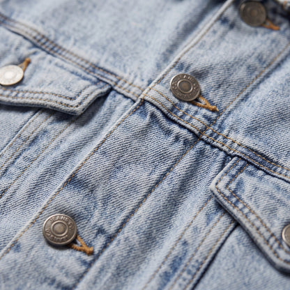 Men's Cotton-Blend Denim Jacket – Relaxed Fit