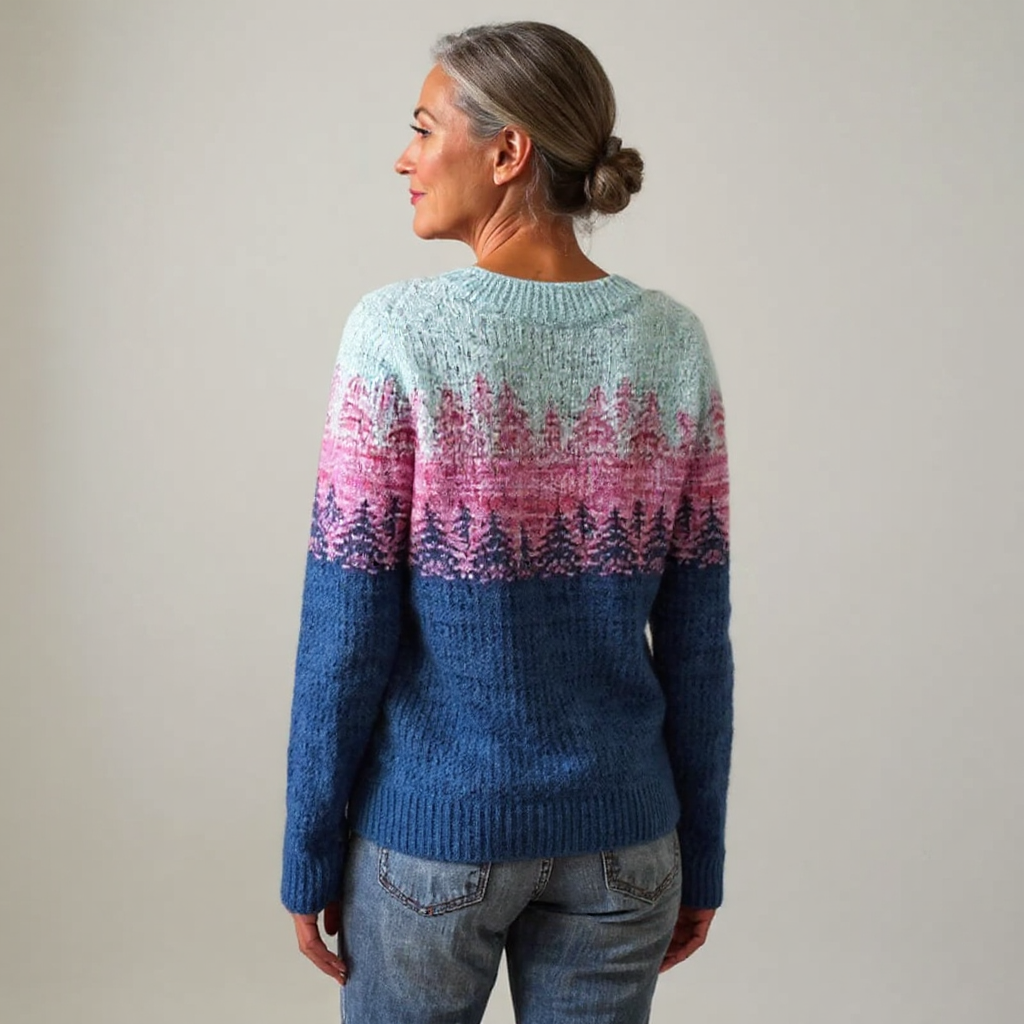 Avery | Retro Islands Knit Sweater