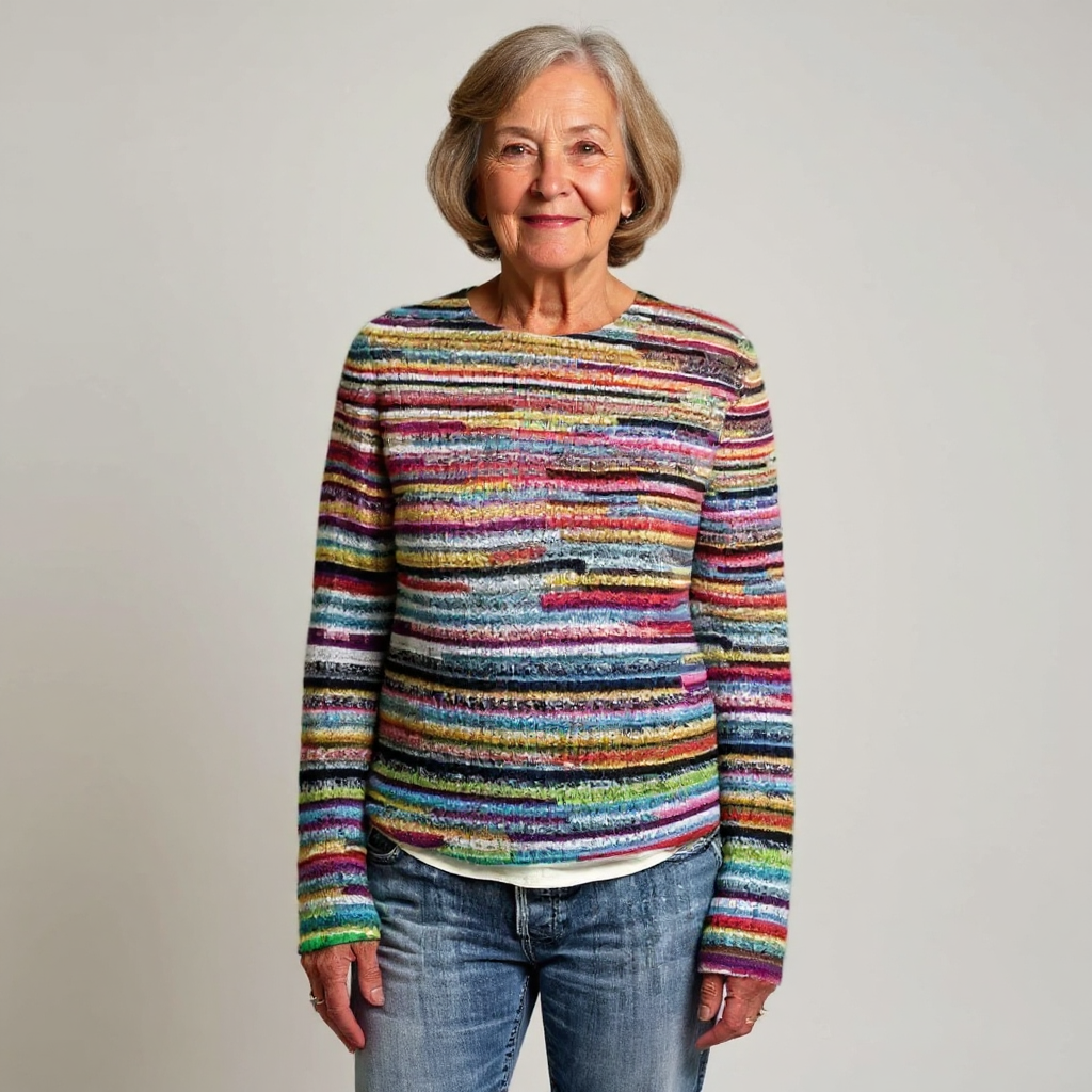 Scarlett | Retro Icelandic Knit Sweater