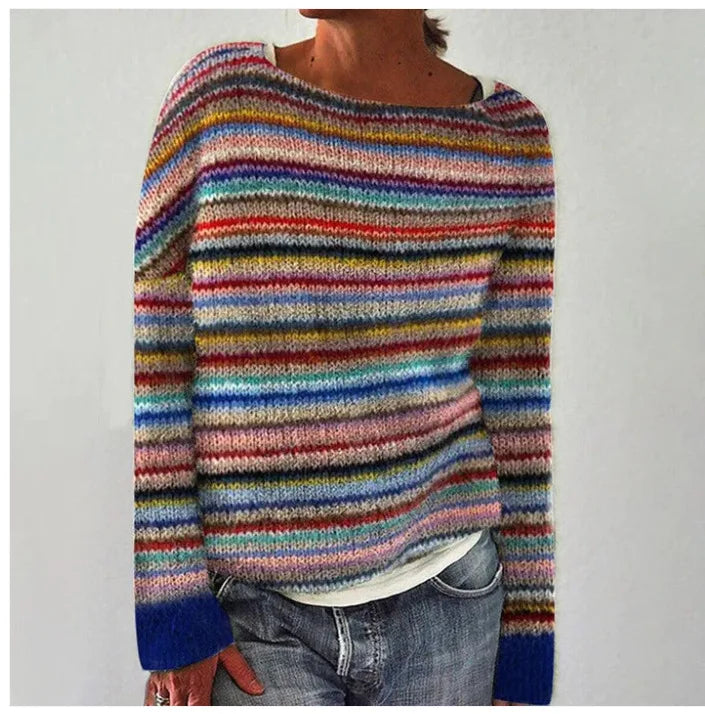Sieglinde | Nordic-Pattern Cable-Knit Sweater