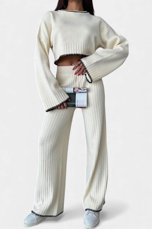 Iléna Two-Piece Minimalist Knit Set