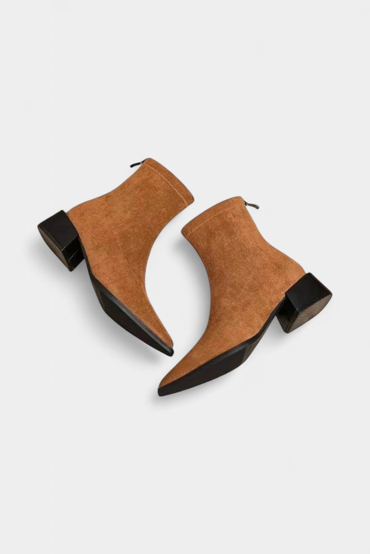 Florette Stylish and Cozy Heeled Boots