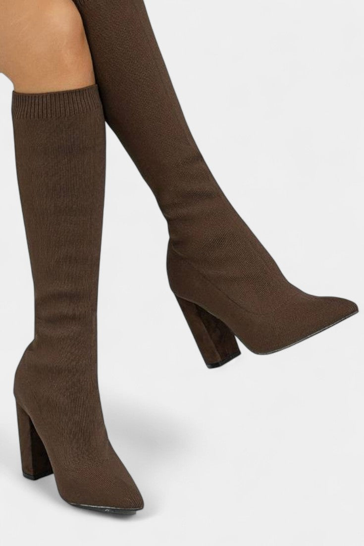Frédérique Chunky Heel Ankle Boots