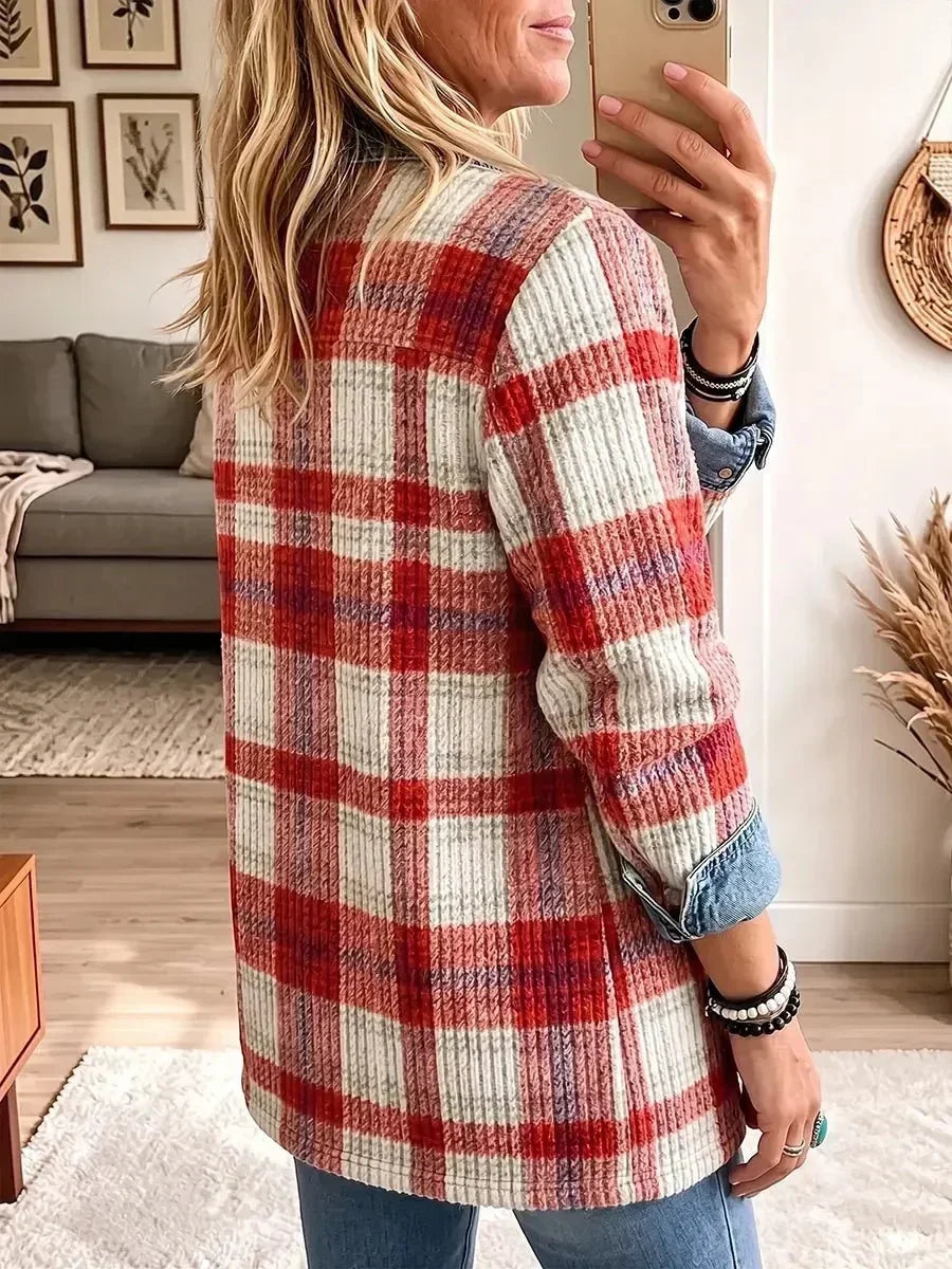 Scarlett | Vintage Patchwork Denim Jacket