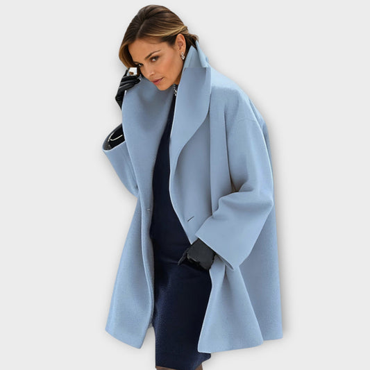 Kimberly | Shawl-Collar Wool-Blend Coat