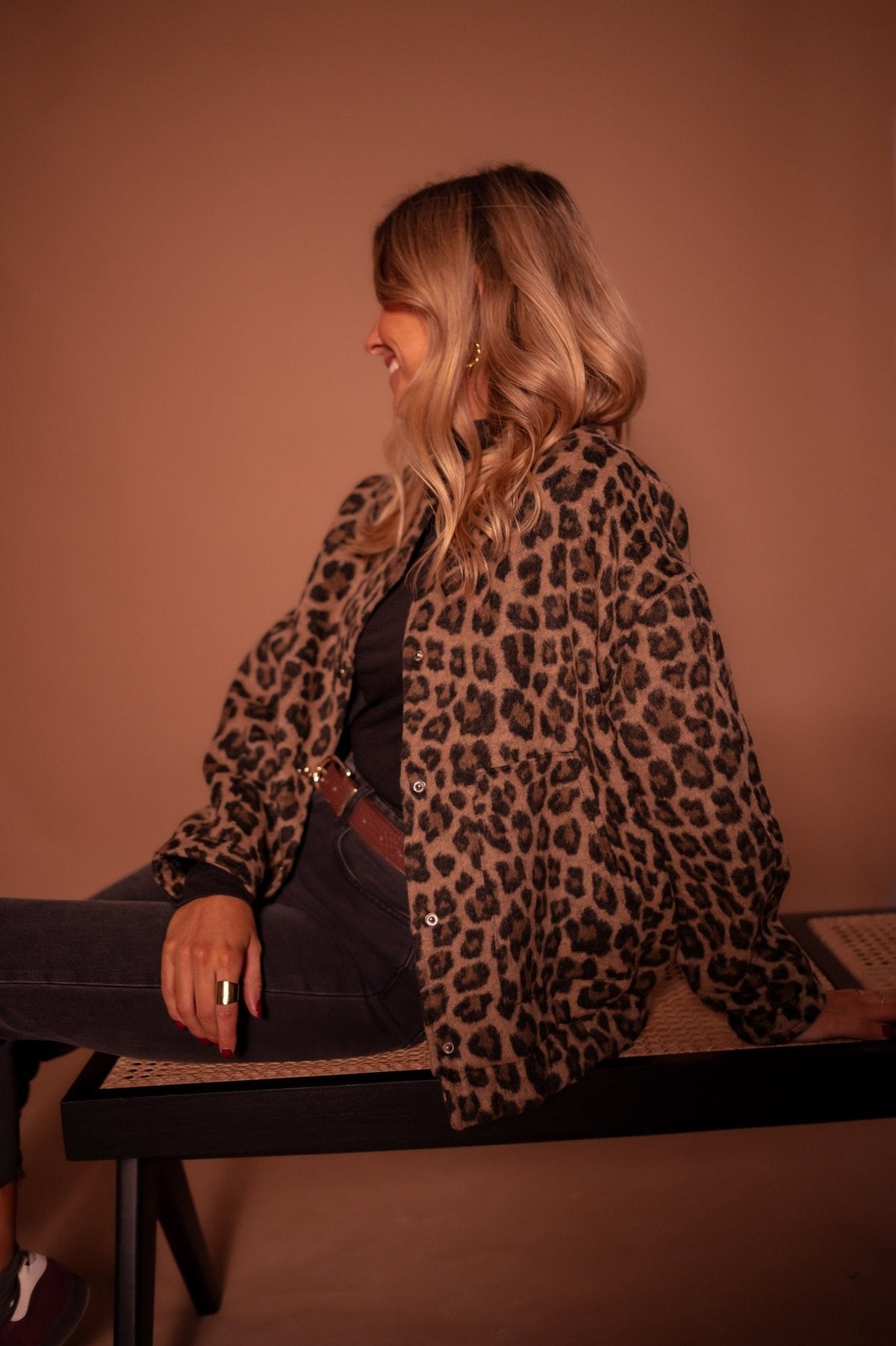 Alexis | Leopard-Print Shirt Jacket