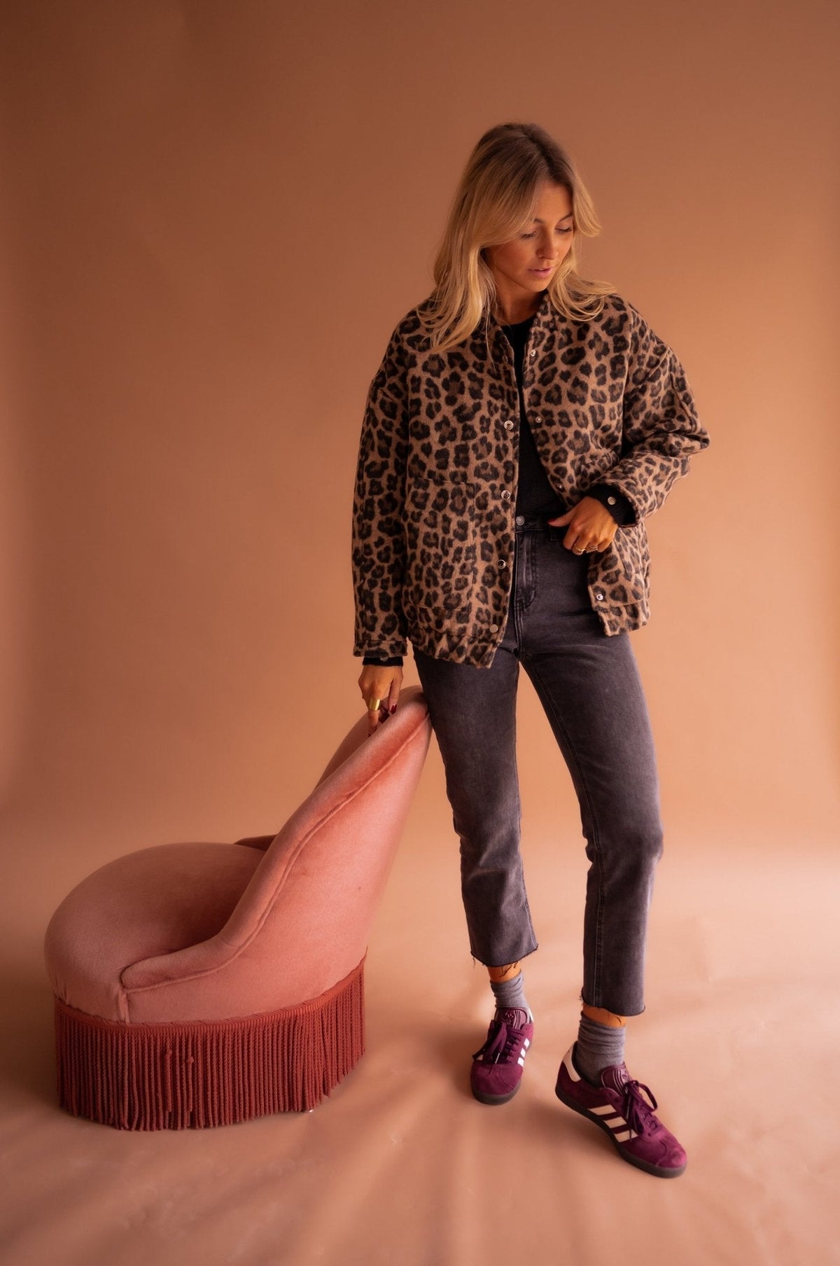 Alexis | Leopard-Print Shirt Jacket