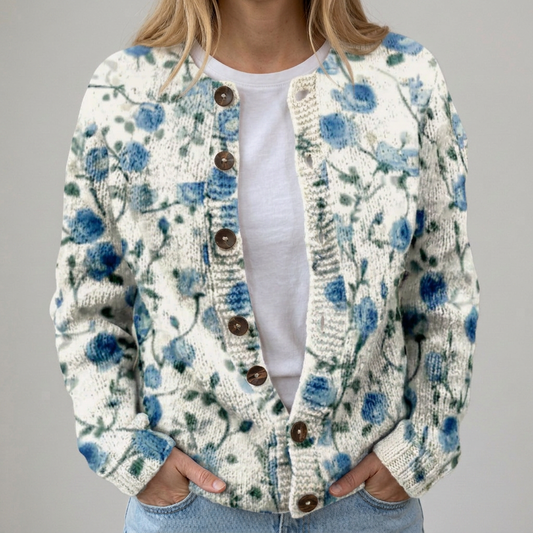 Marlene | Autumn Floral Cardigan