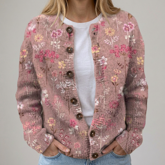 Mina | Autumn Floral Cardigan