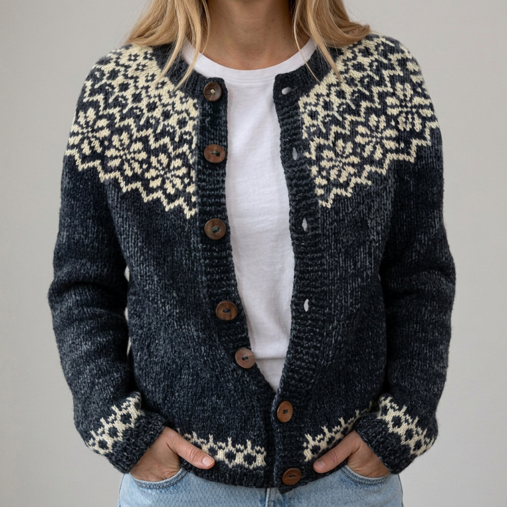 Greta | Autumn Floral Cardigan