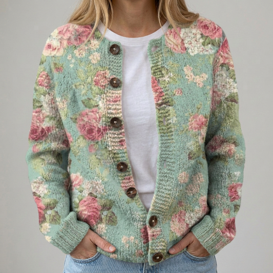 Mila | Autumn Floral Cardigan
