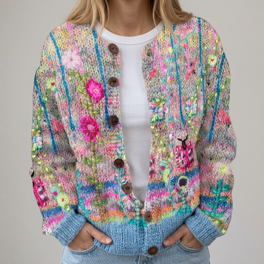 Svea | Autumn Floral Cardigan