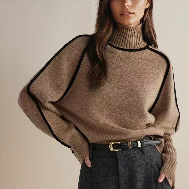 Christel | Cotton-Blend Turtleneck Sweater