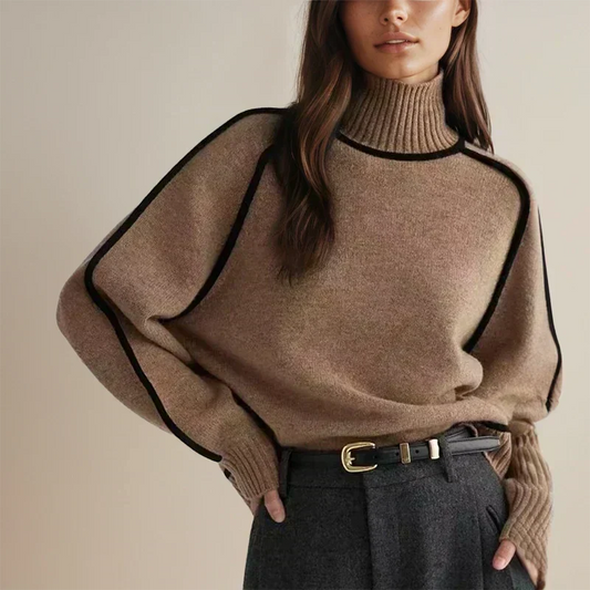 Christel | Cotton-Blend Turtleneck Sweater