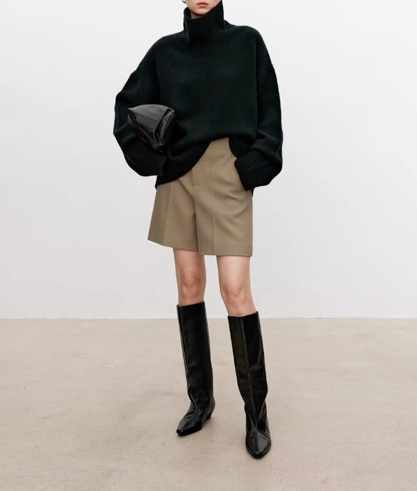 Anneliese | Cable-Knit Turtleneck Sweater