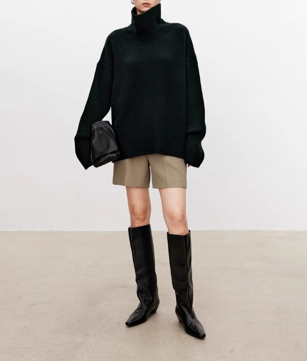 Anneliese | Cable-Knit Turtleneck Sweater