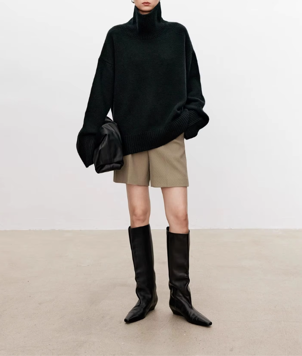 Anneliese | Cable-Knit Turtleneck Sweater