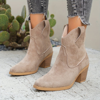 Naomi | Western Ankle Boots