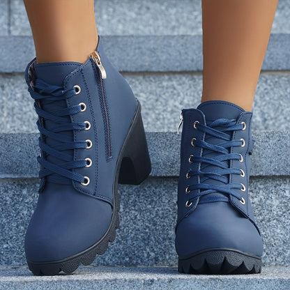 Vera | Lace-Up Ankle Boots