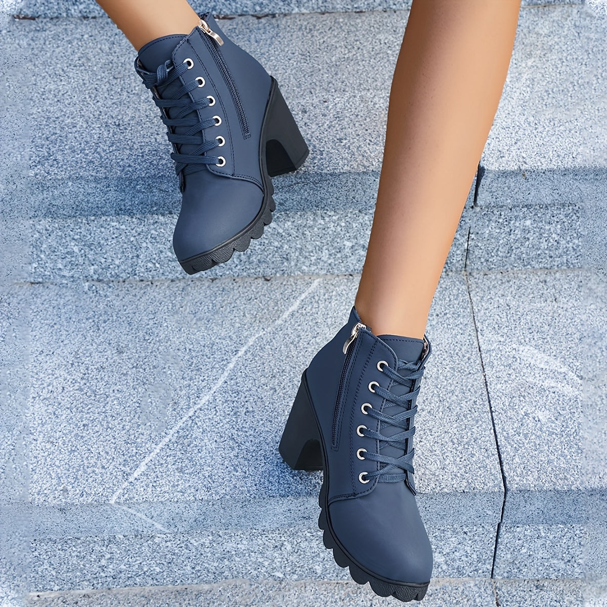 Vera | Lace-Up Ankle Boots