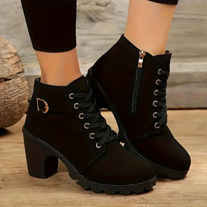 Vera | Lace-Up Ankle Boots