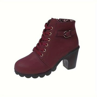Vera | Lace-Up Ankle Boots