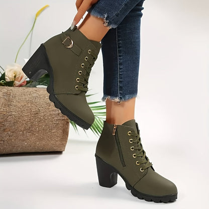 Vera | Lace-Up Ankle Boots
